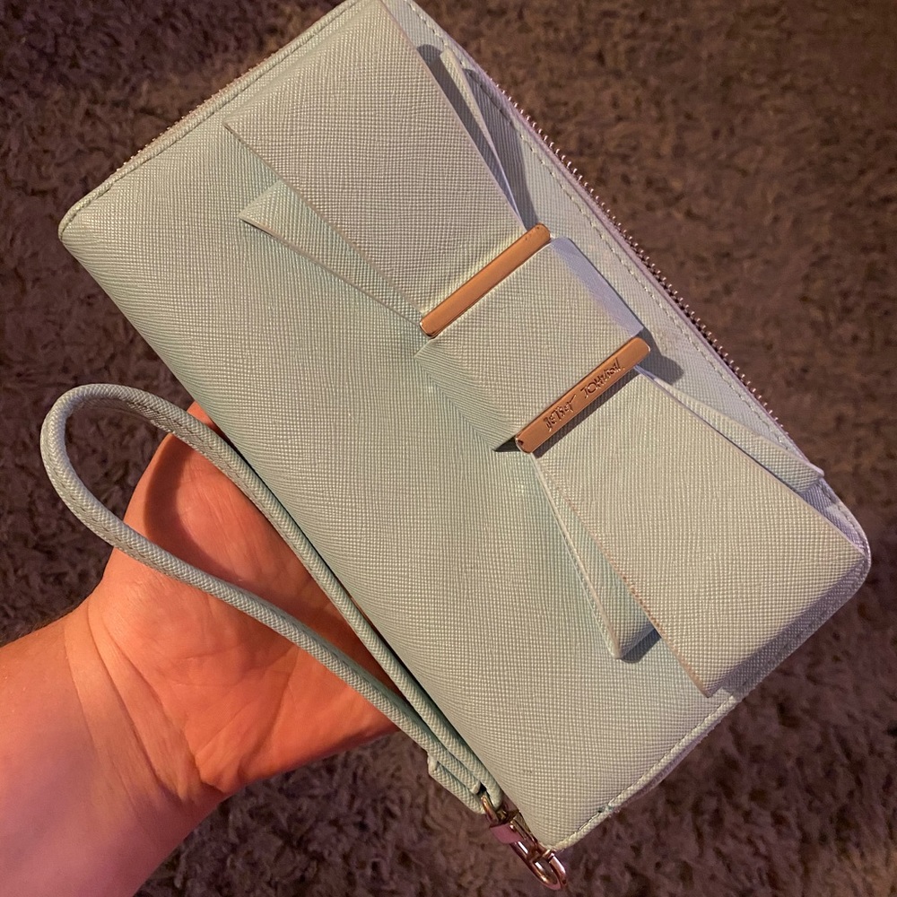 Light Blue Betsey Johnson Wallet!